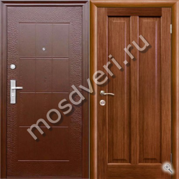 Коричневая шумоизоляционная дверь с отделкой МДФ - купить от производителя Мосдвери Коричневая шумоизоляционная дверь с отделкой МДФ