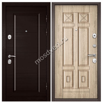 Входная дверь венге в квартиру VDV-09 - купить от производителя Мосдвери Входная дверь венге в квартиру VDV-09