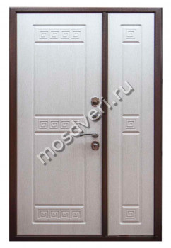 Двухстворчатая входная дверь в квартиру DDV-22 - купить от производителя Мосдвери Двухстворчатая входная дверь в квартиру DDV-22